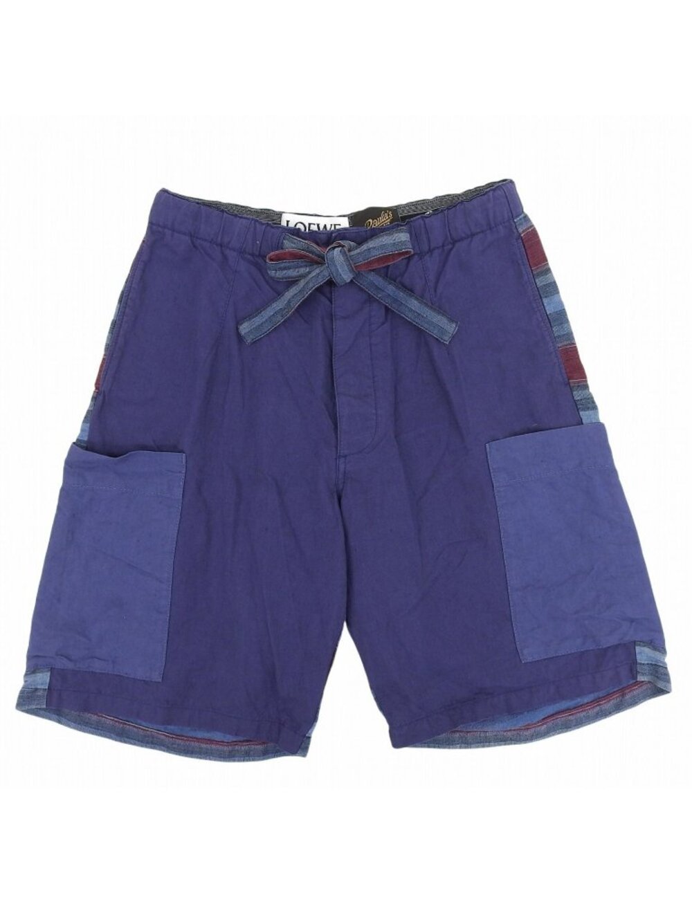 Loewe x Paula's Ibiza Linen Cotton Cargo Shorts Multicolor XS